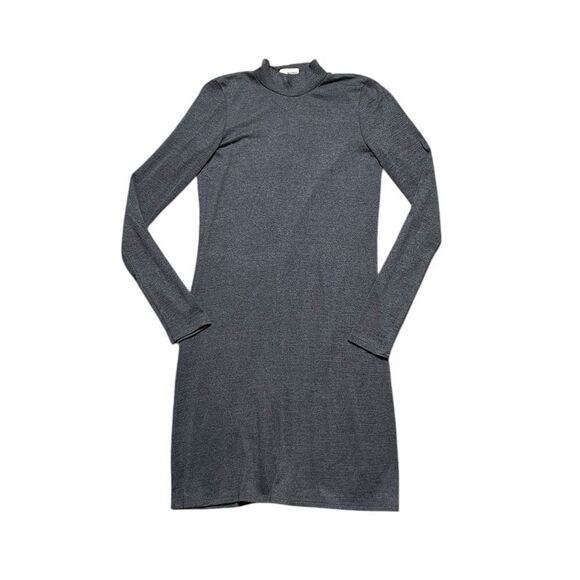 Aritzia Wilfred Free Moulton Mockneck Open Back Gray Dress Small - Picture 3 of 7